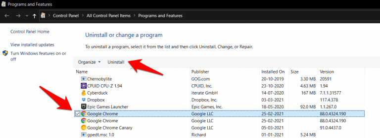 How to download older versions of Chrome from a.