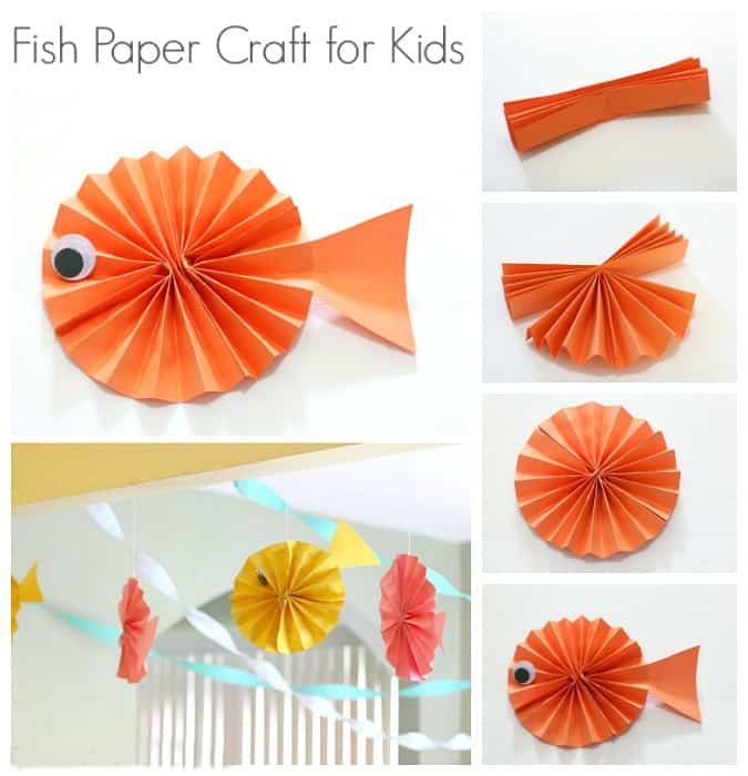 Fish Paper Craft for Kids Buggy and Buddy