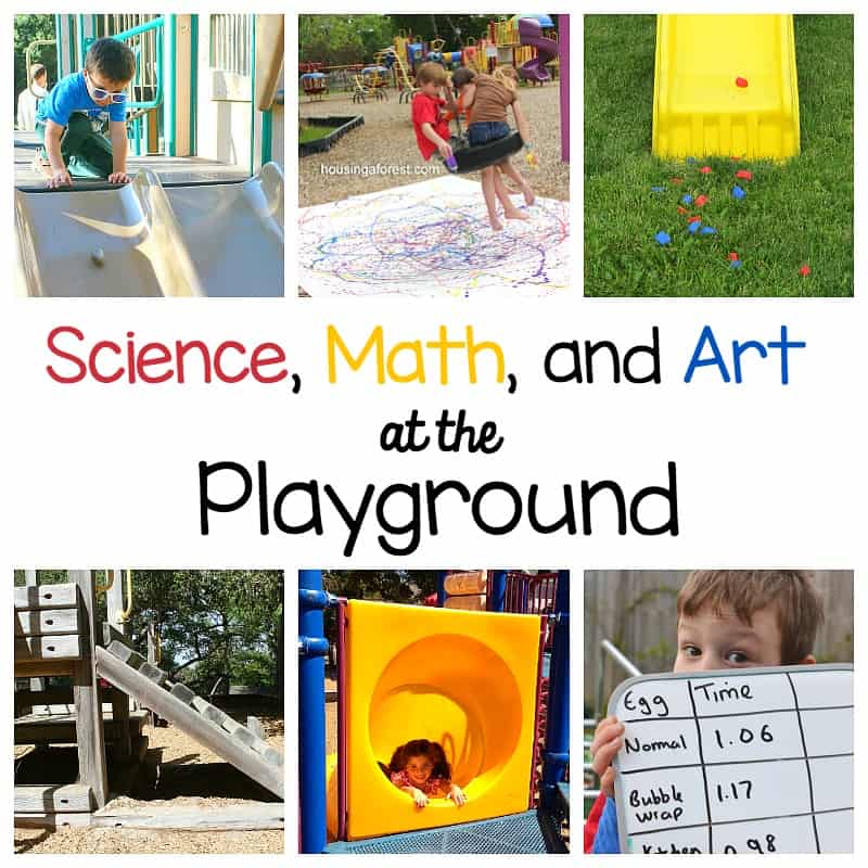 Science, Math, and Art Activities for Kids at the Playground Buggy