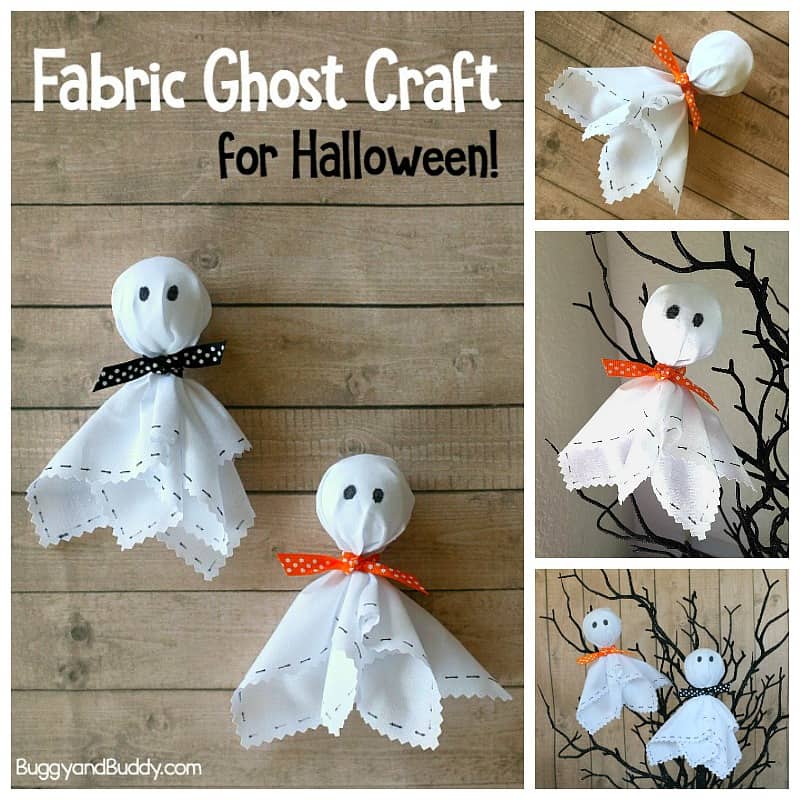 Friendly Ghost Craft for Halloween Buggy and Buddy