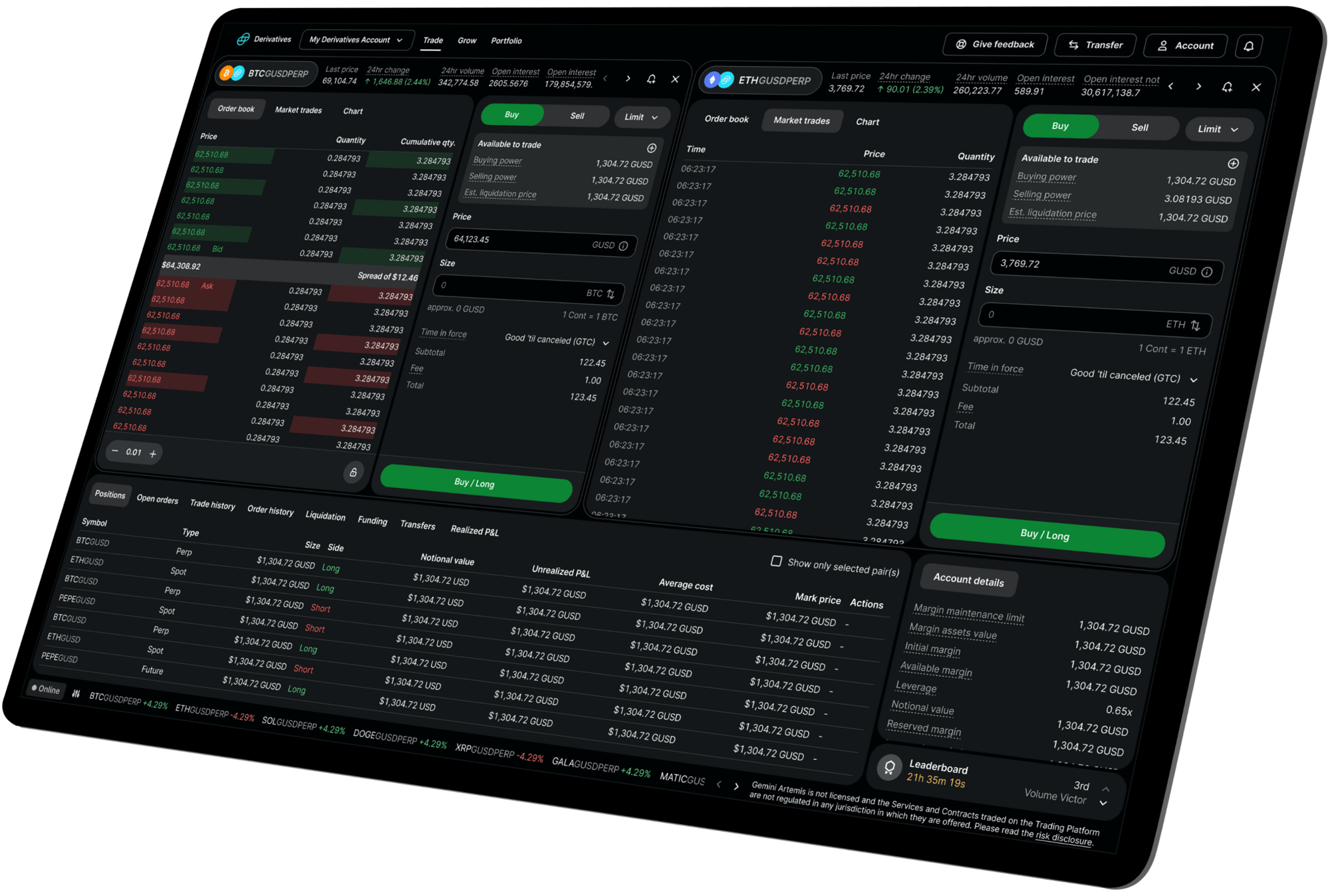 Advanced Crypto Trading Platform ActiveTrader Gemini