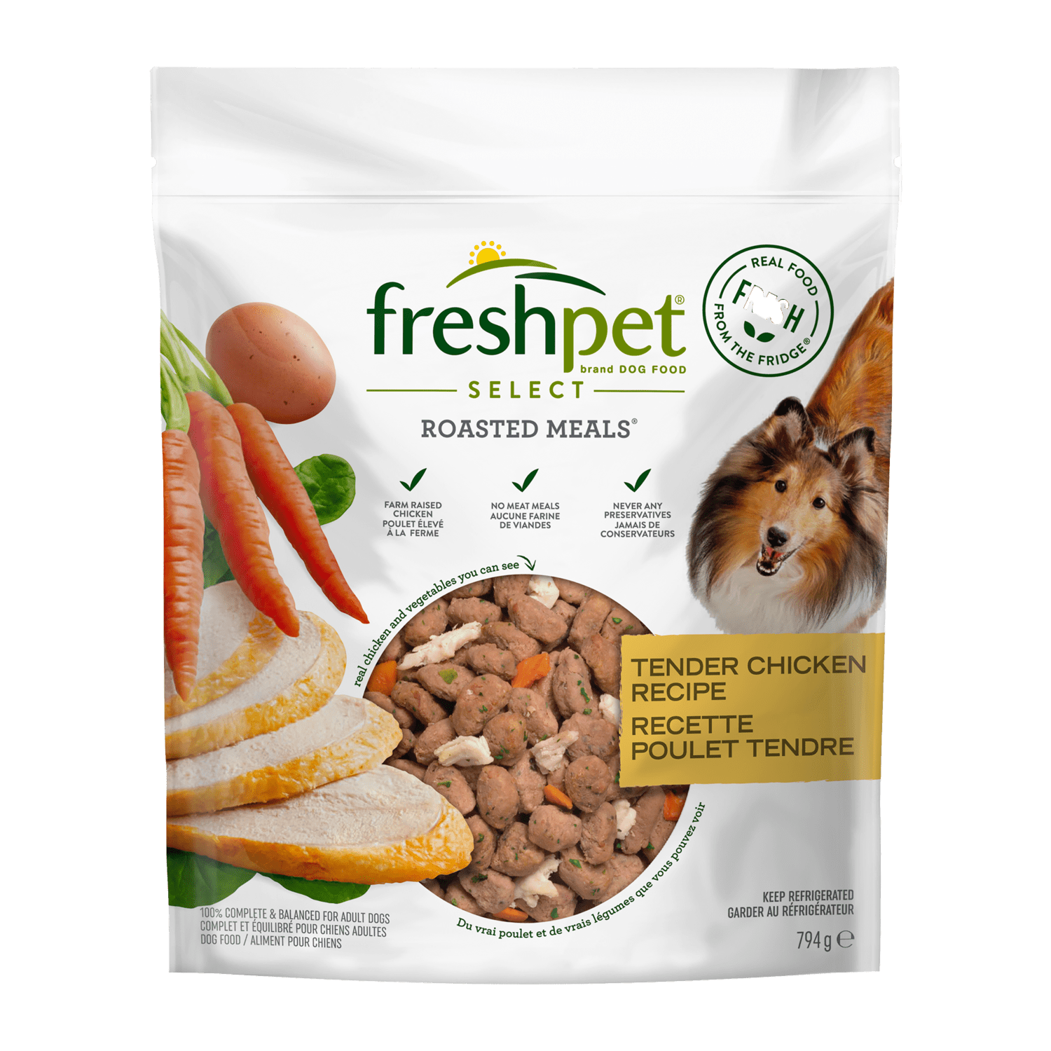 Freshpet® Tender Chicken and Oats Dog Food
