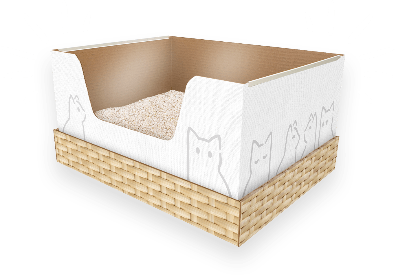 Disposable Cat Litter Boxes Kitty Litter Subscription Kitty Poo Club