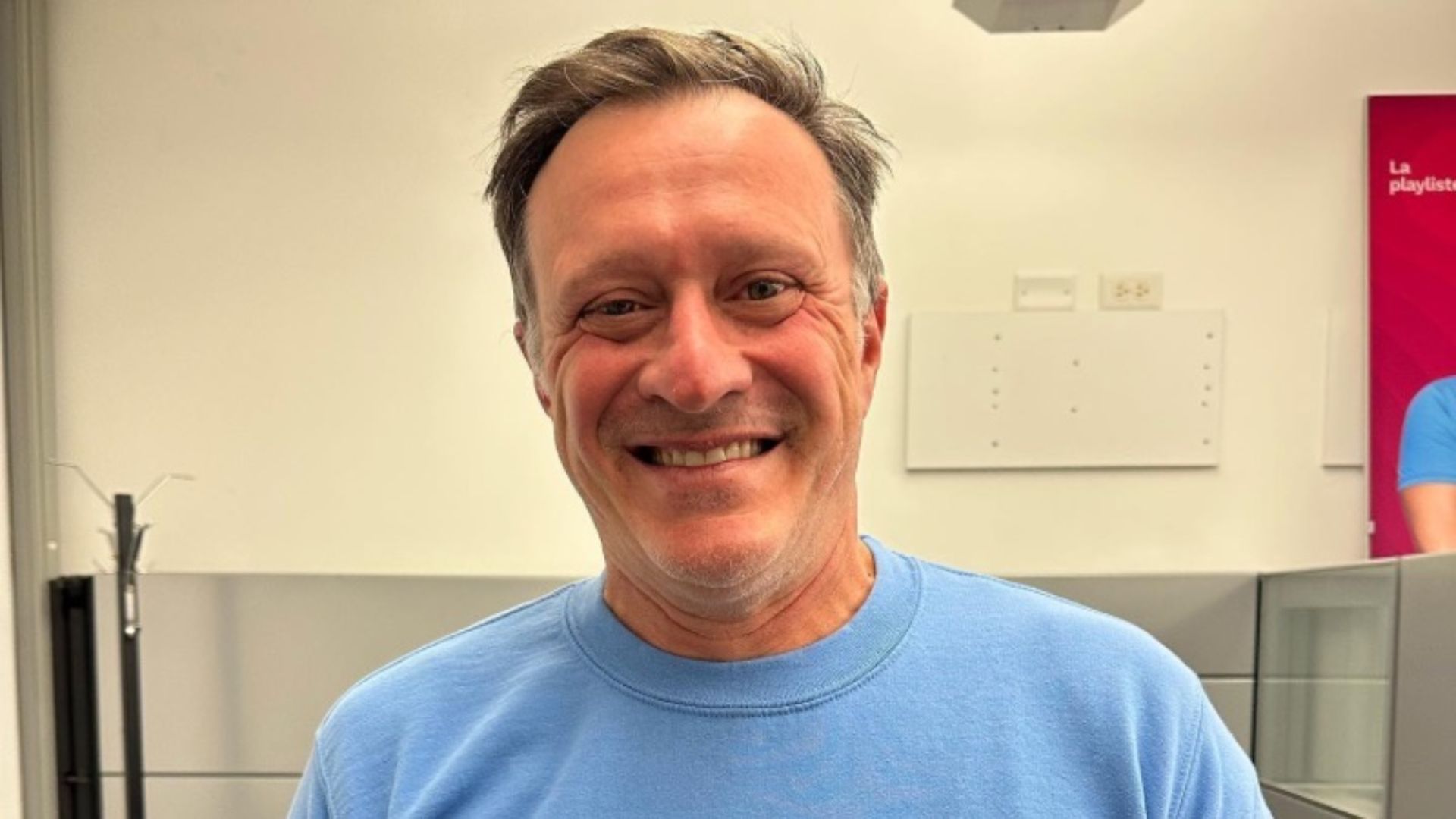 Stéphane fallu présente le nouveau membre de sa famille