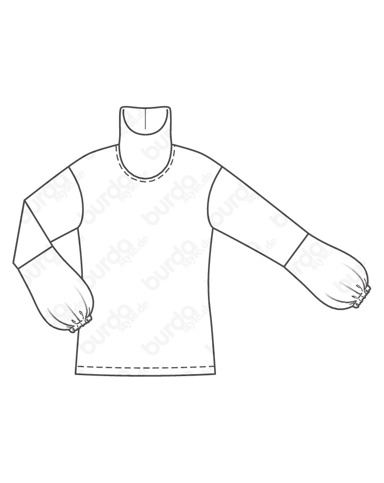 Rollkragenpullover selber nähen