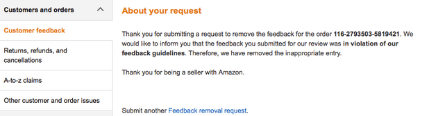 How to Remove Negative Feedback on Amazon Business 2
