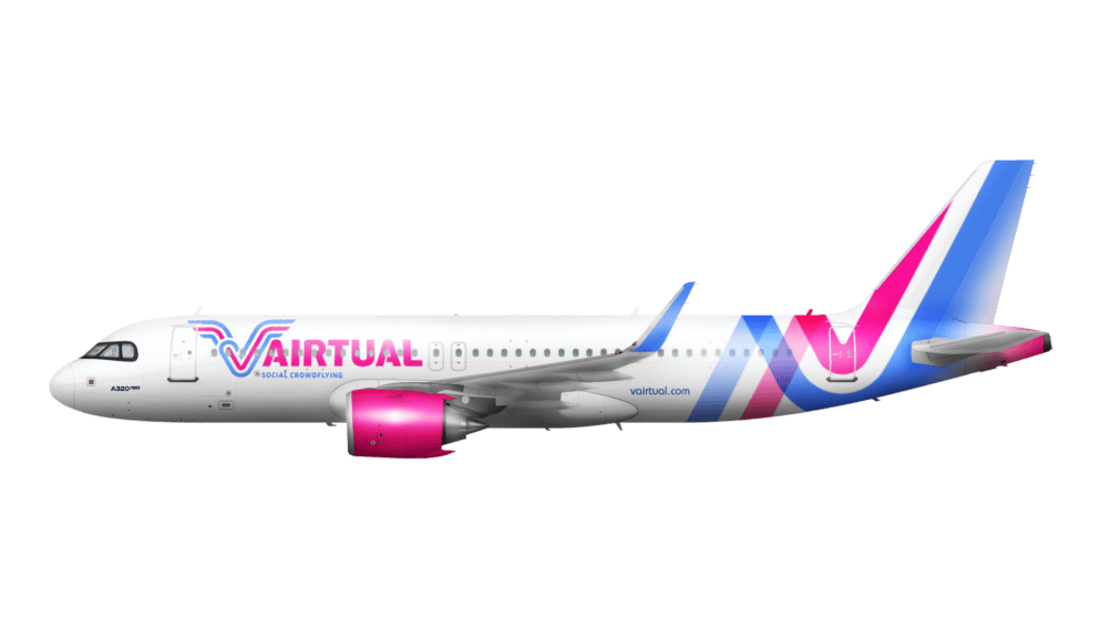AirlineGründung Vairtual fliegt nur, wenn der Flug fast voll ist
