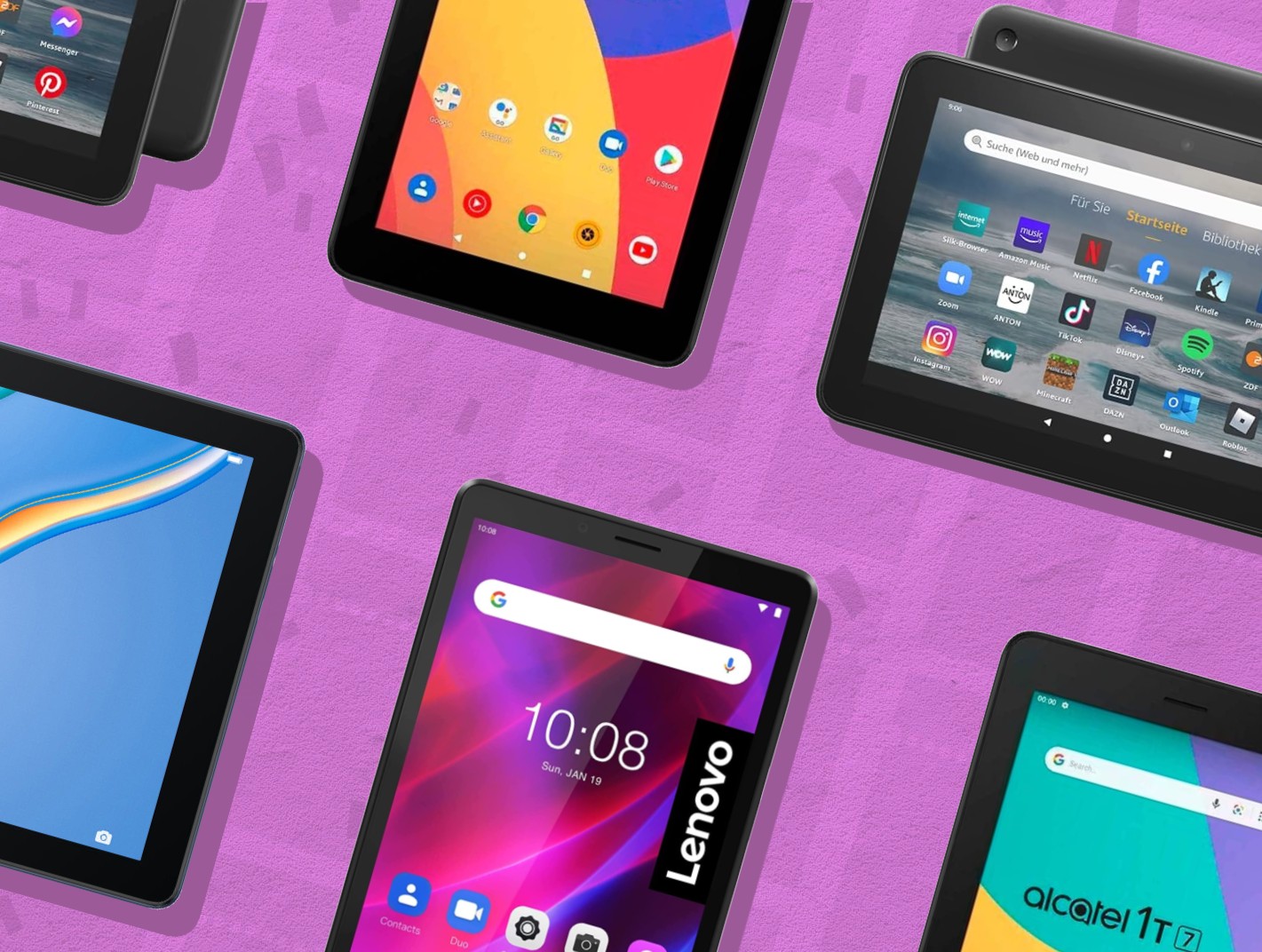 Tablets unter 100 Euro 4 gute Modelle von Huawei, Lenovo & Co