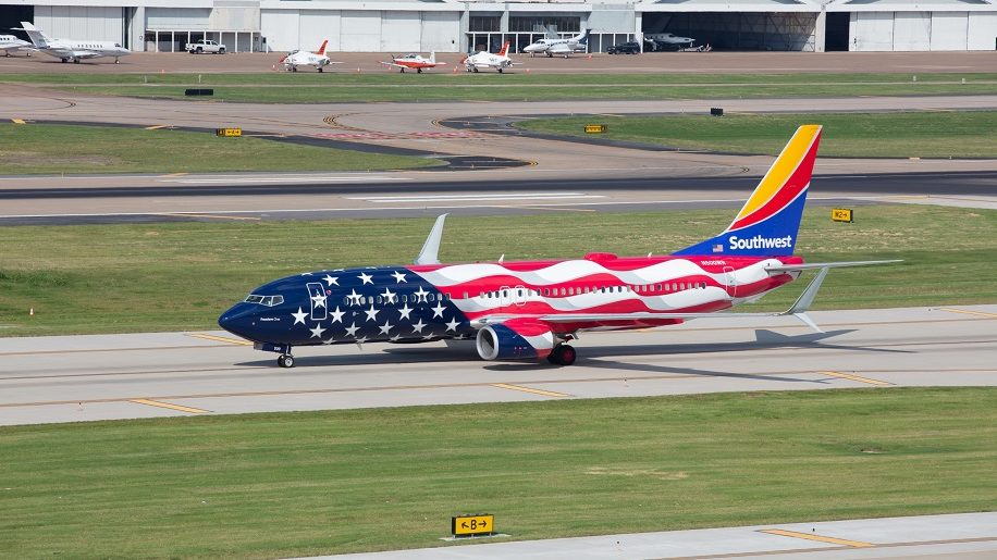 Southwest celebrates 50th anniversary with Freedom One livery