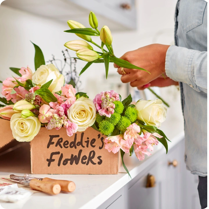 Freddie’s Flowers — fresh flowers, weekly, delivered to your door