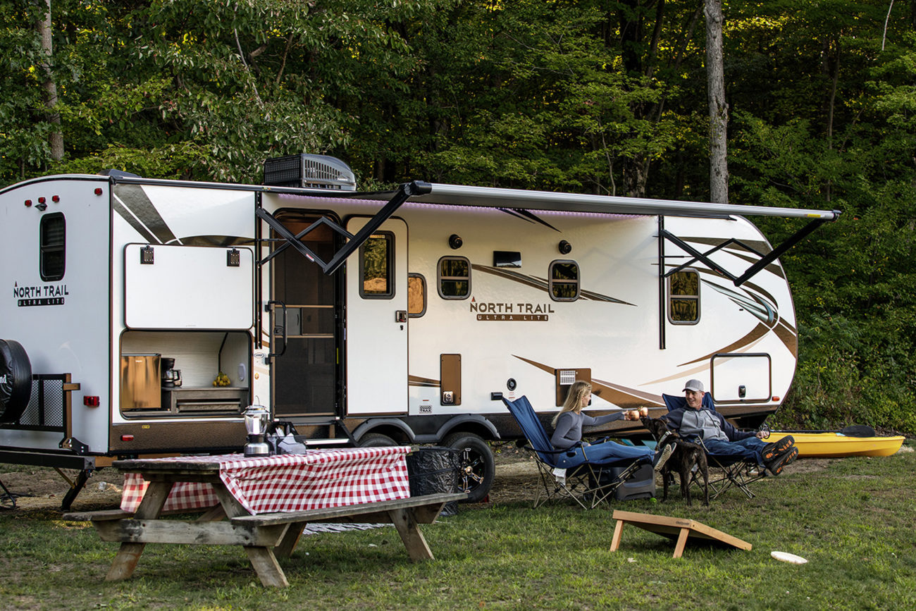 These RVs, Travel Trailers and Motorhomes Have the Best Outdoor