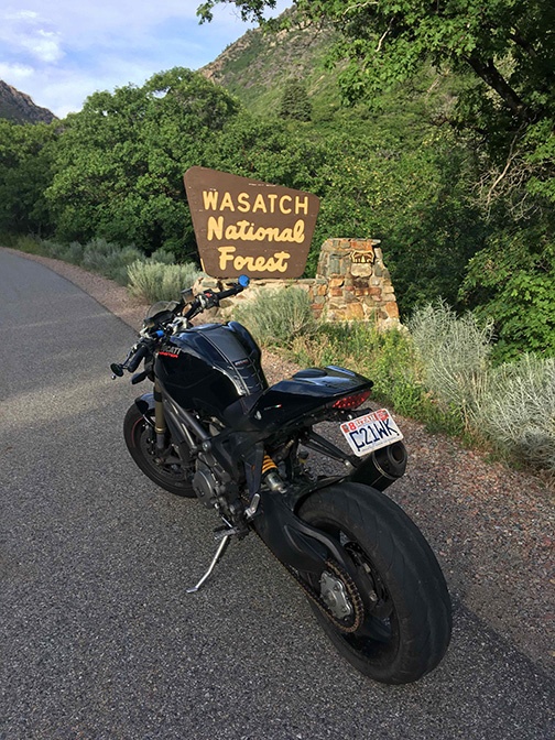 Motorcycle Tour Utah's Upper Big Cottonwood Canyon
