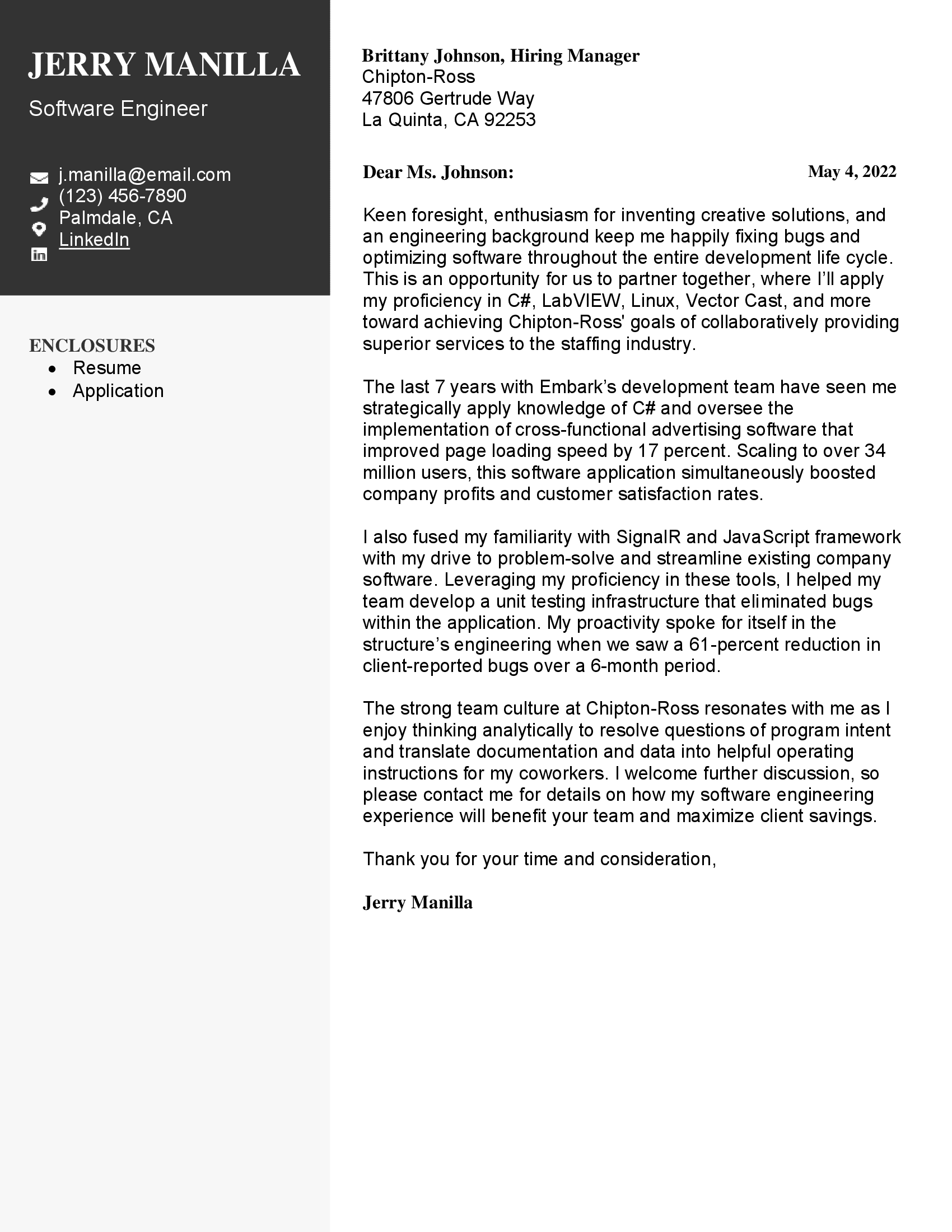 How to write a cover letter examples liesse