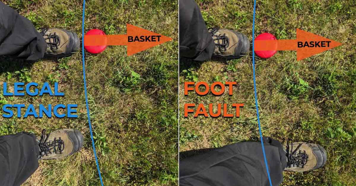 Disc Golf Rules Explained Foot Faults & Legal Stances Release Point