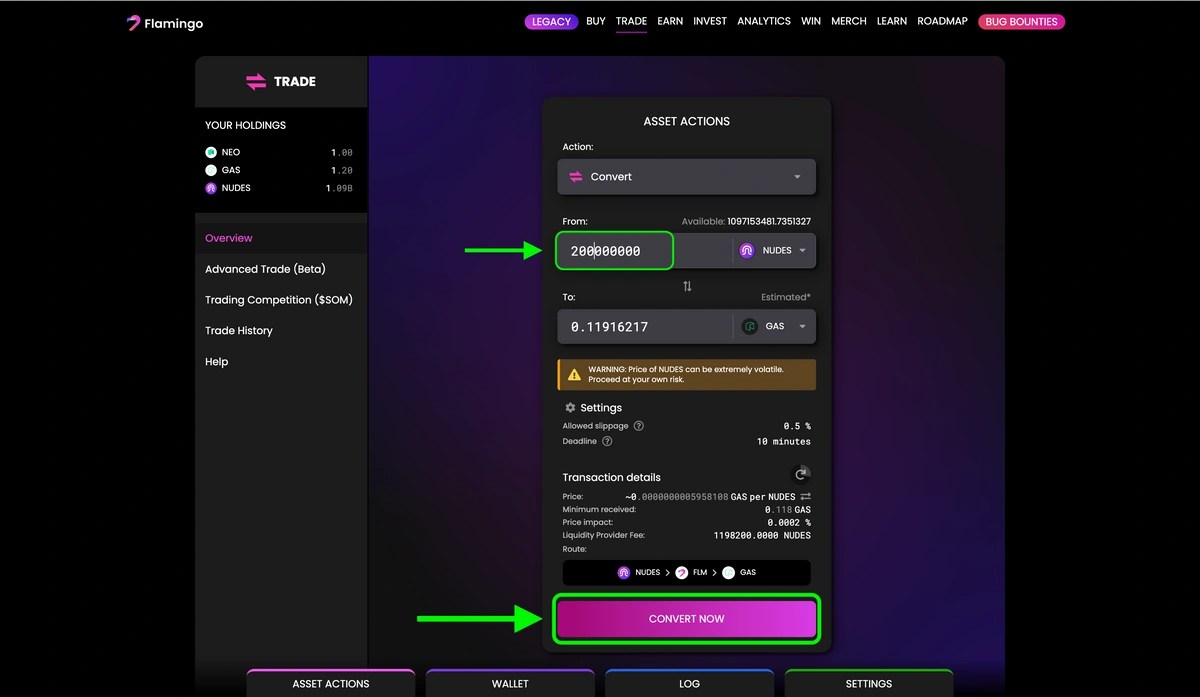 Blog How to Exchange Tokens via Neobased Flamingo Finance