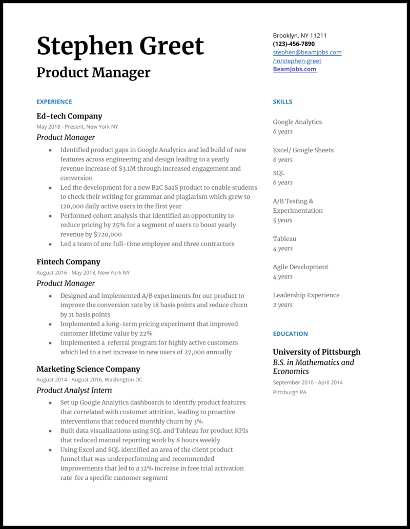 Entry Level Project Manager Resume Collection Letter Templates