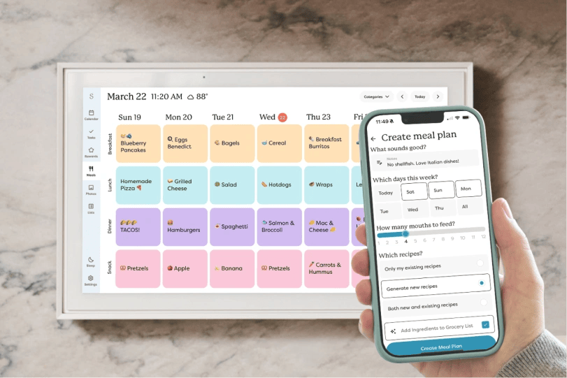 Skylight How to Meal Plan with Skylight Calendar Tips, Tools, &amp; Time