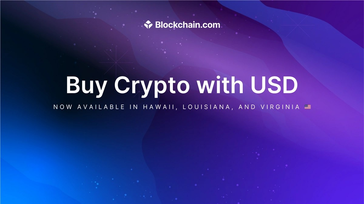 Blockchain Hawaii, Louisiana and Virginia residents can now buy, sell and trade with USD