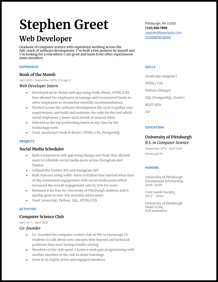 Computer Engineering Resume Cover Letter Science Electrical