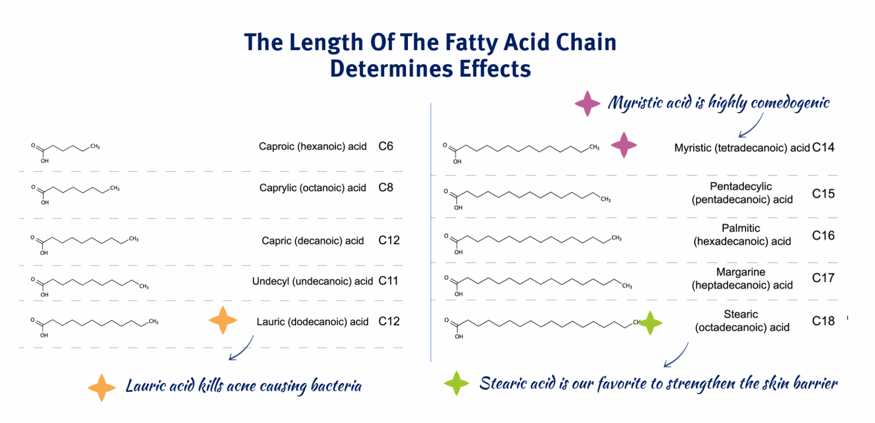 Role of Fatty Acid Lipids in Skin Care