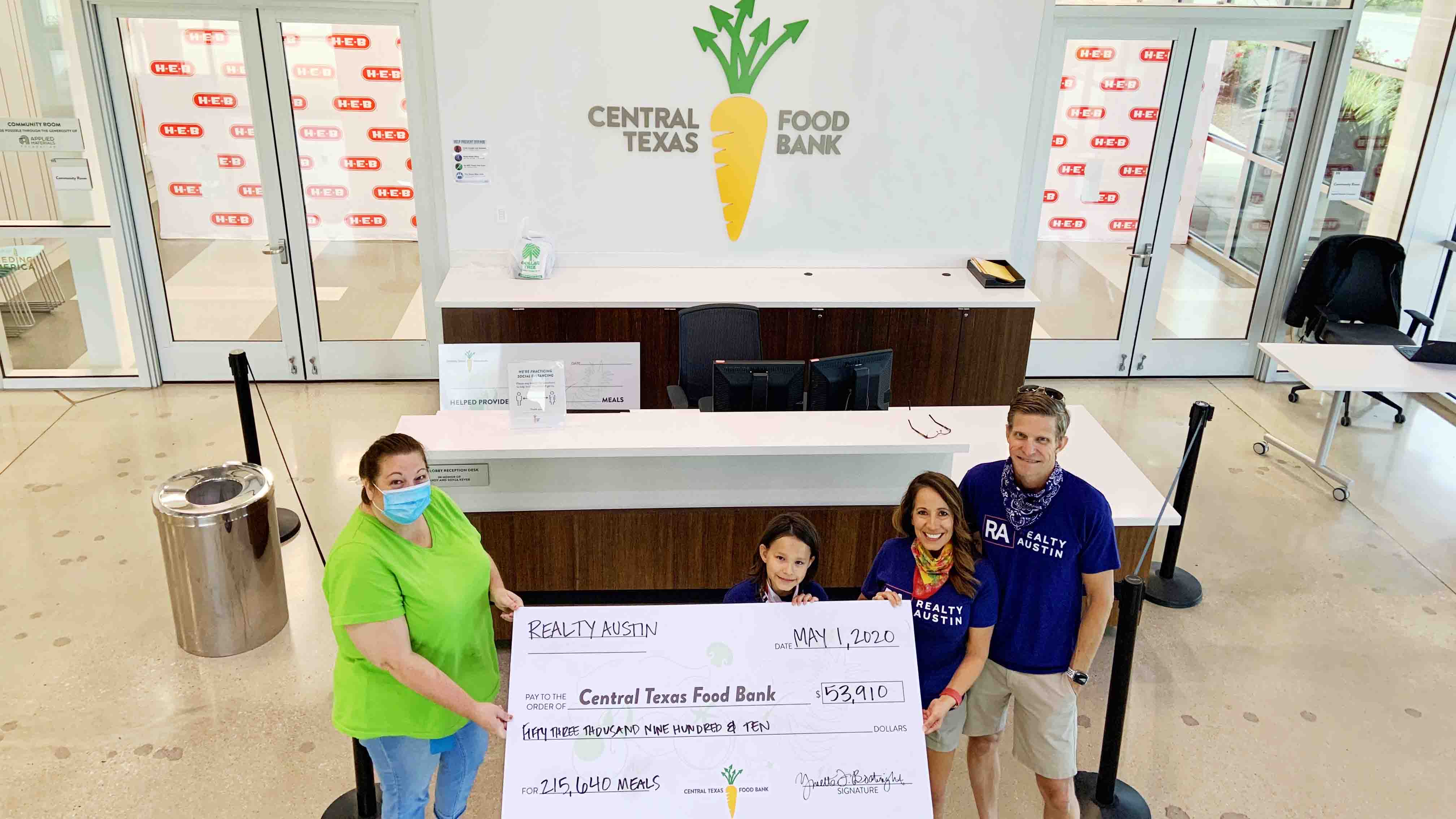 Realty Austin agents, family and friends donate over 50k to Central