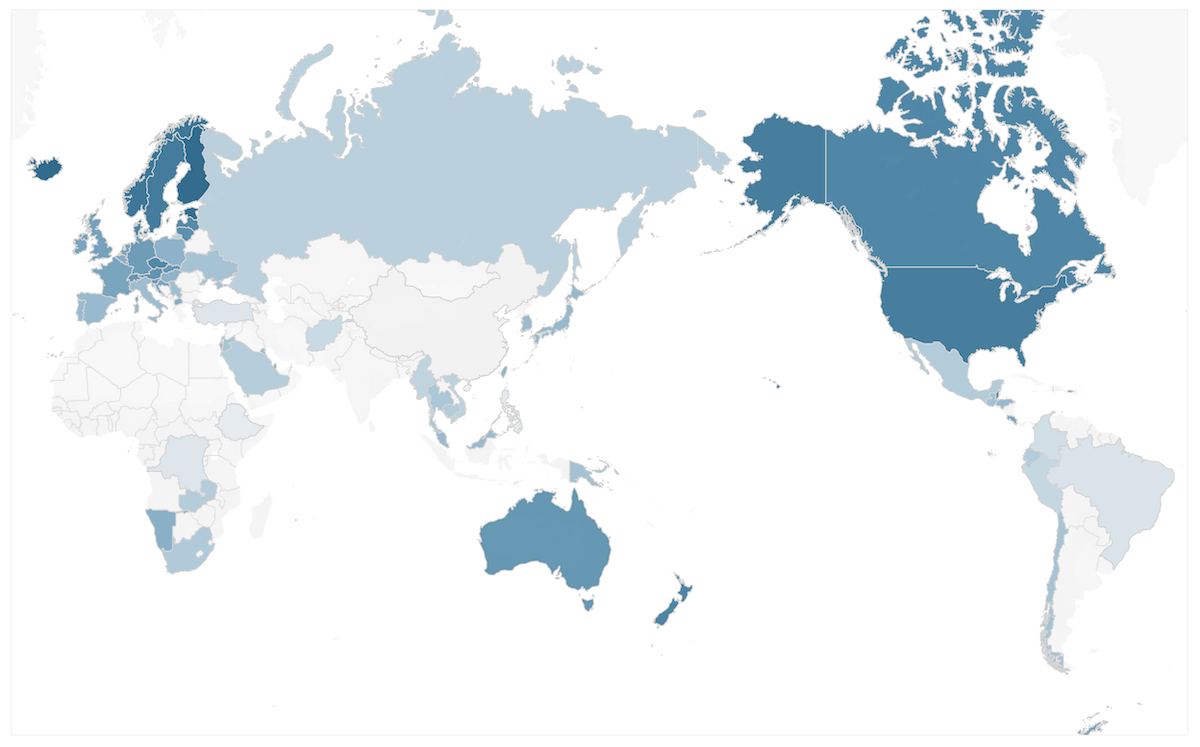 The Most Disc Golf Courses Per Capita World Rankings Release Point