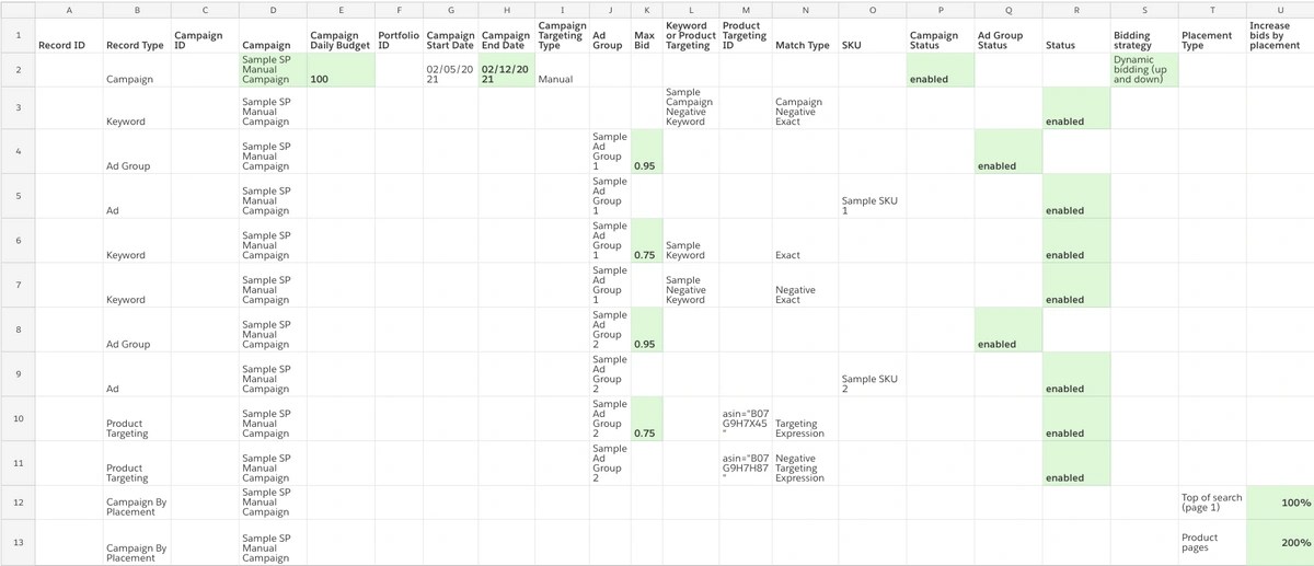 How to Use Bulk Sheets for Amazon PPC