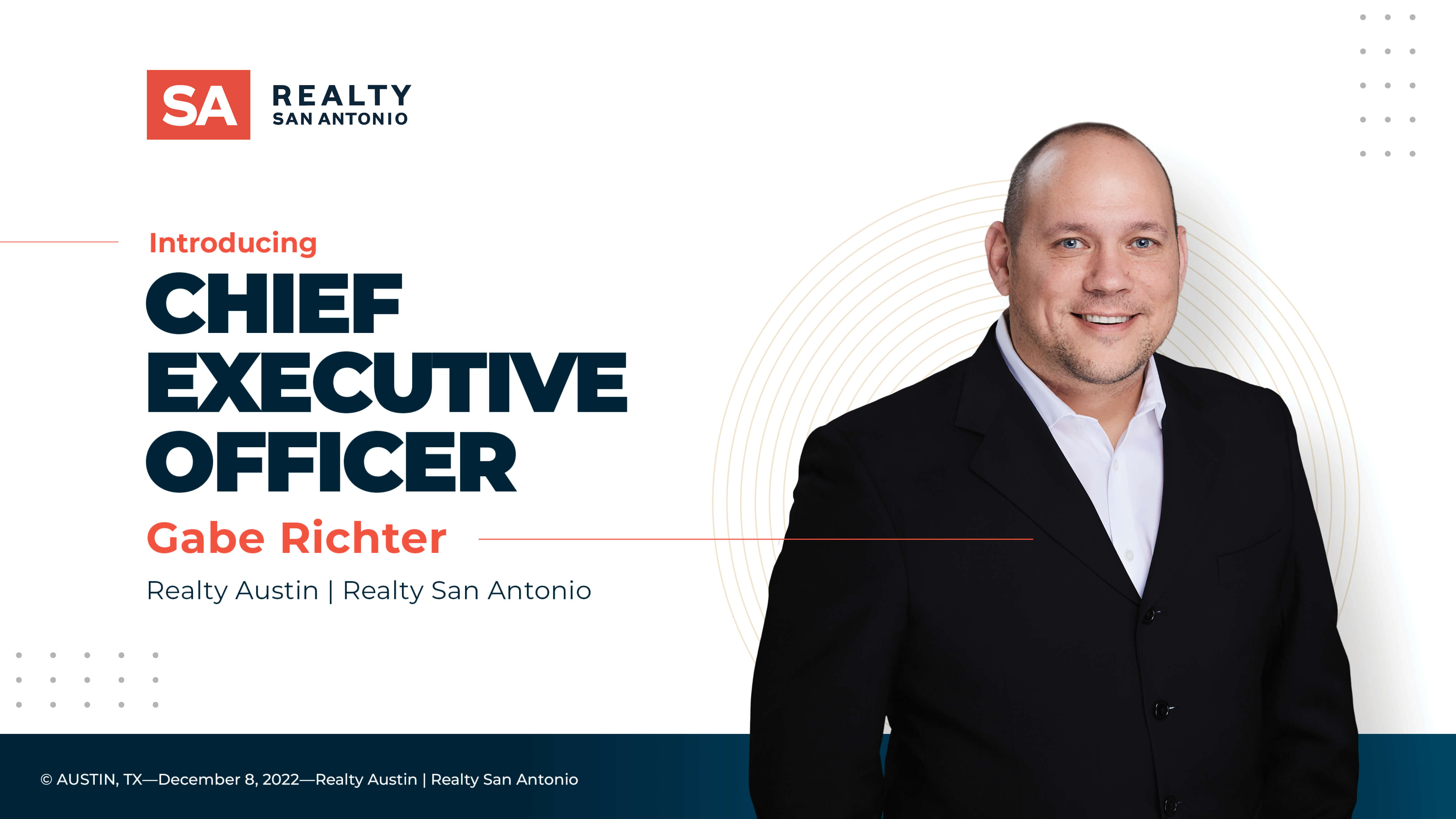 Realty San Antonio Appoints Gabe Richter as Chief Executive Officer