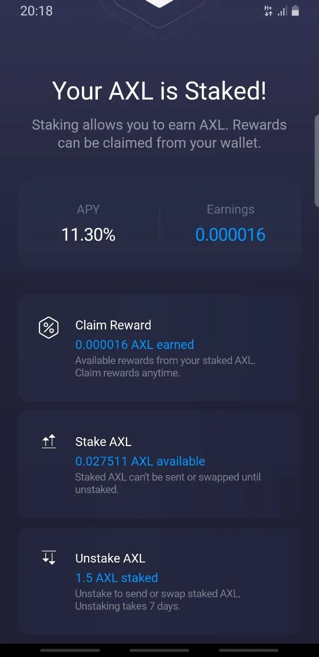 Blog How to Stake Axelar via Exodus Wallet