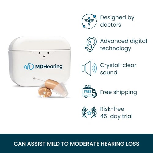 Shop the MDHearing® NEO XS Tiny Rechargeable Hearing Aid