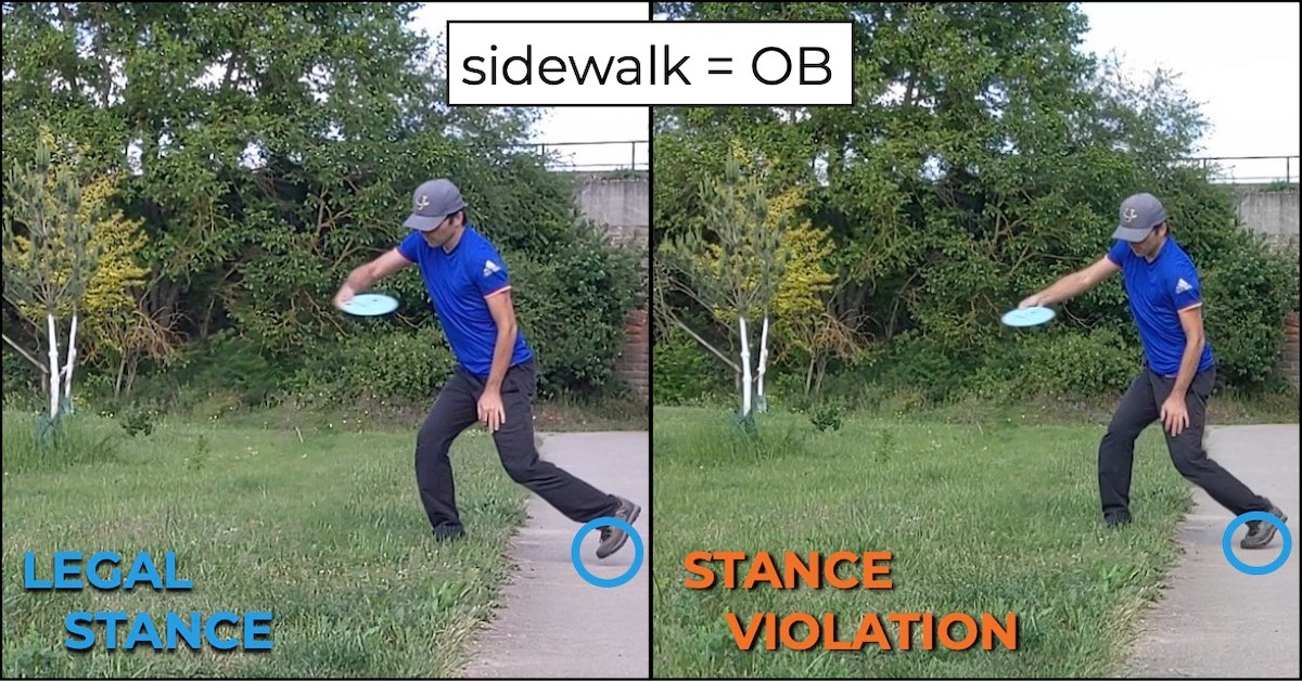 Disc Golf Rules Explained Foot Faults & Legal Stances Release Point