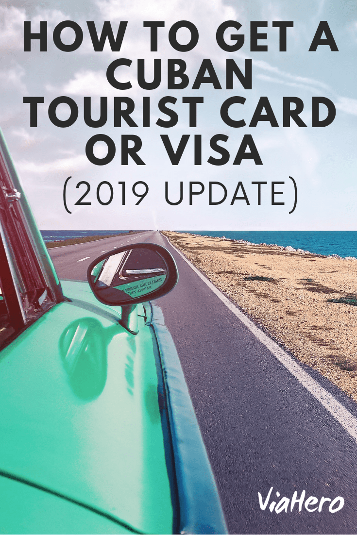 How To Get A Cuban Tourist Card or Visa (2019 Update) ViaHero