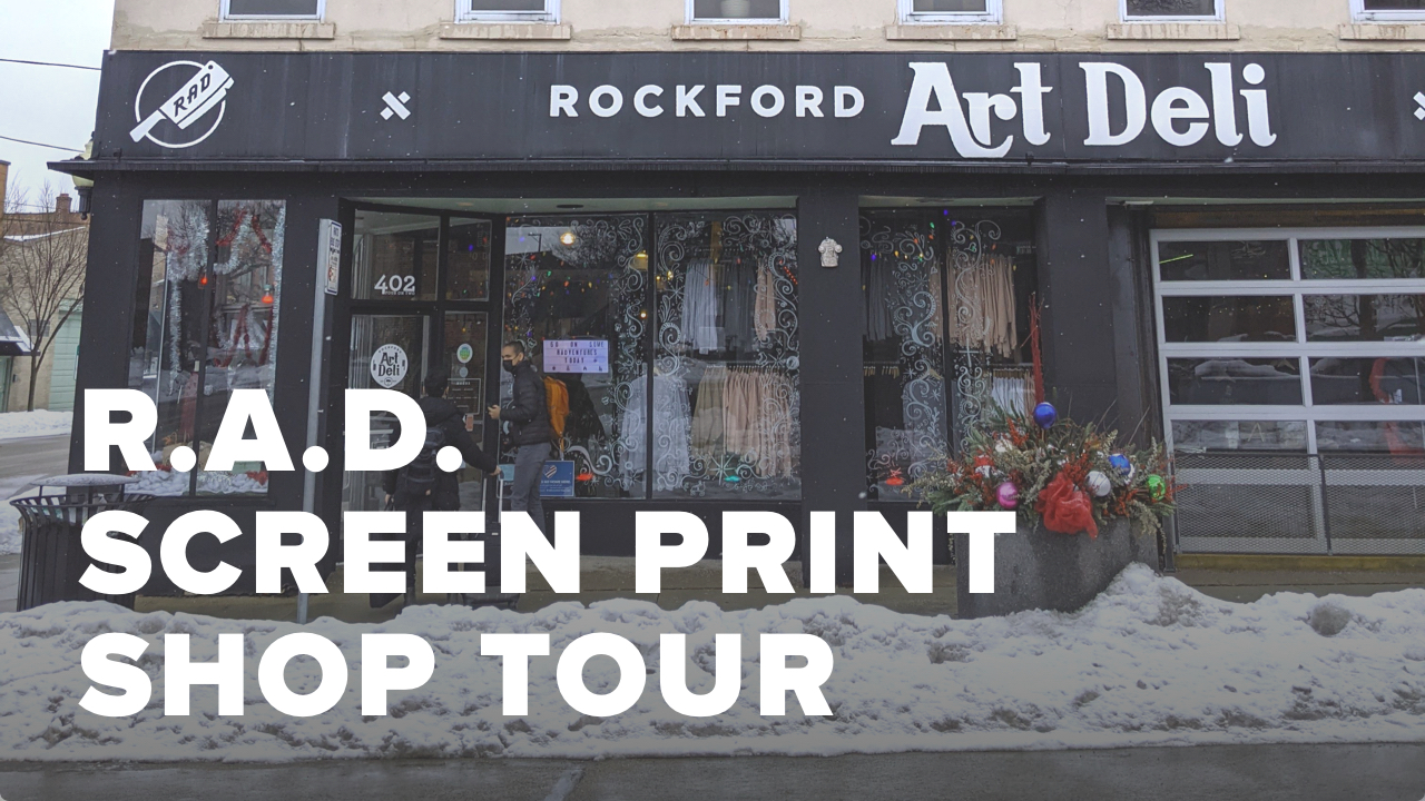 Shop Tour Rockford Art Deli's EcoFriendly RetailDriven Screen Print