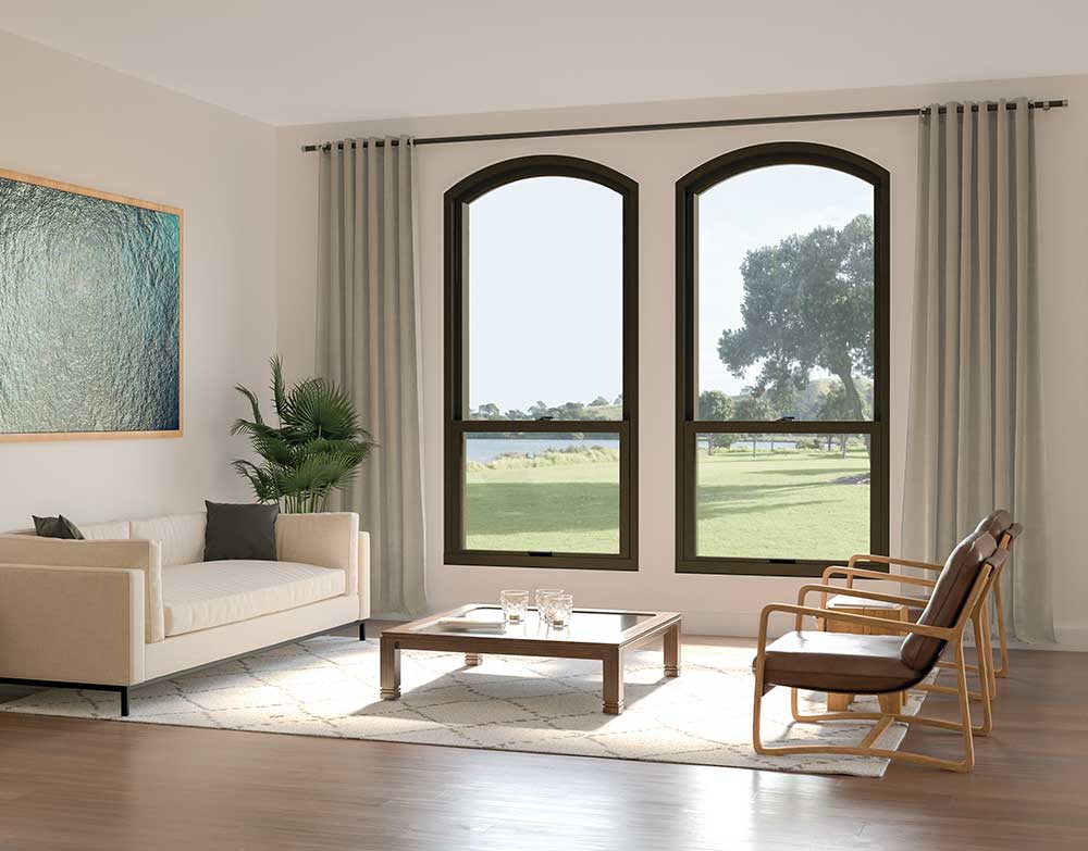 Replacement Single Hung Round Top Window Infinity from Marvin