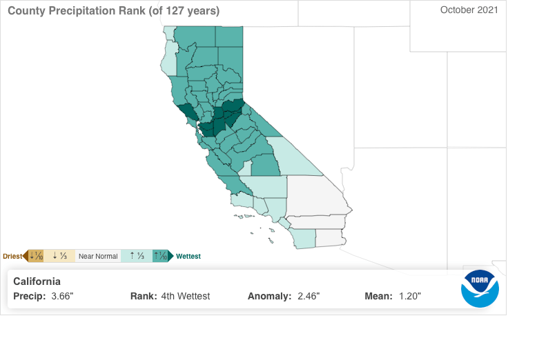 MyRadar Precipitation Whiplash Battering California