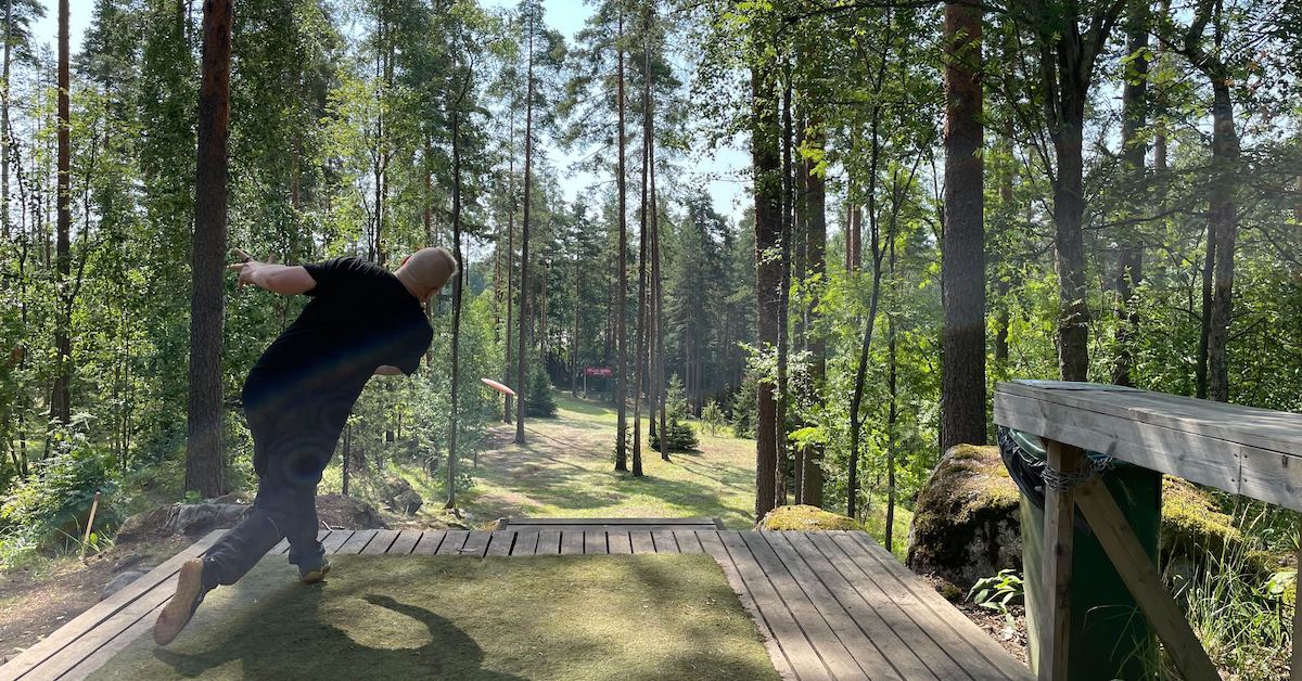World's Best Disc Golf Courses 2 Kippasuo Pro DiscGolfPark, Heinola, Finland Release Point