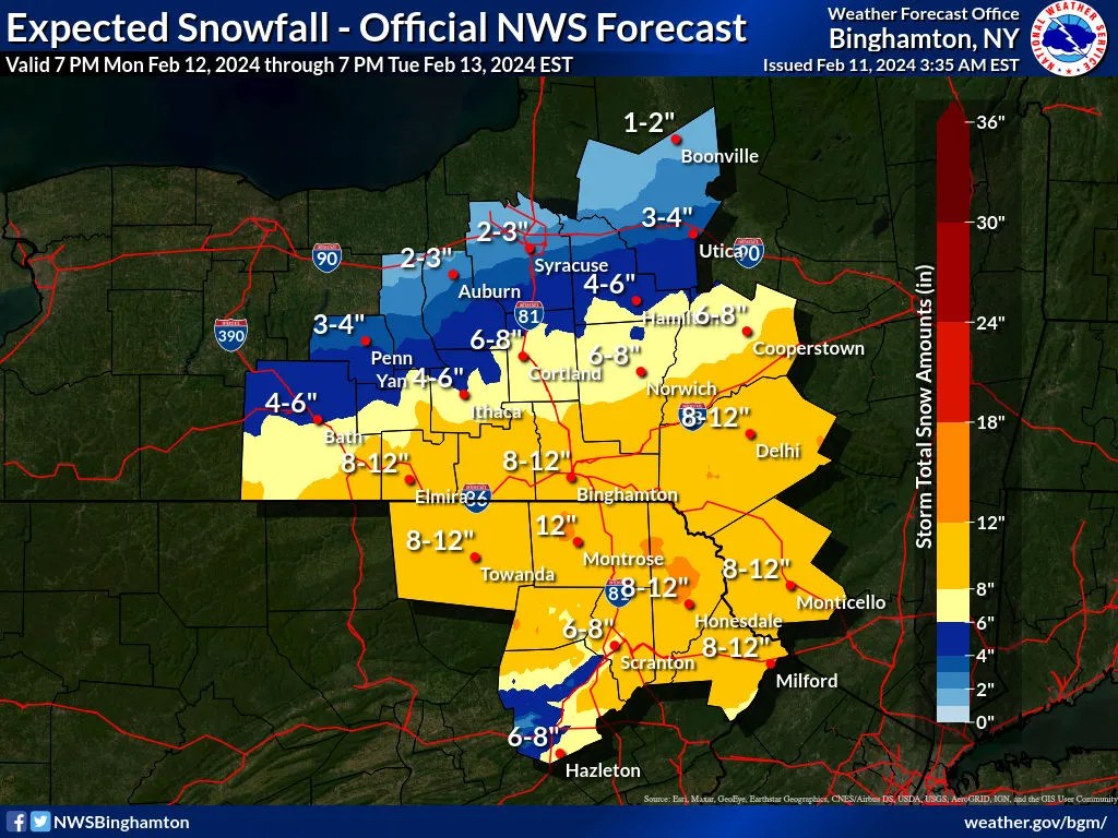 MyRadar A True Model Mishap Last Tuesday’s Unpredictable Snowstorm