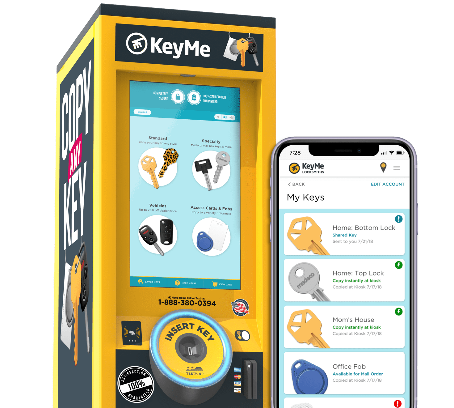 Share Saved Keys