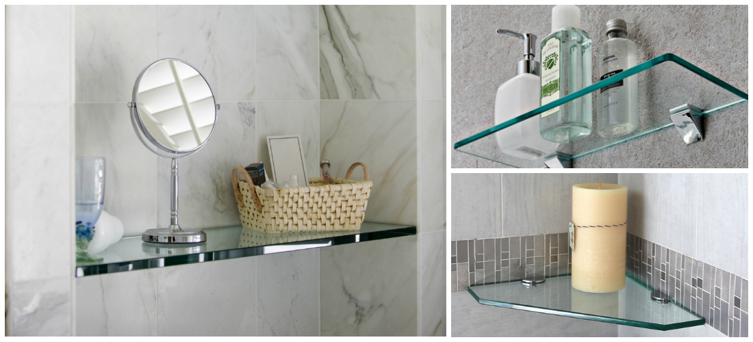Bathroom Glass Corner Shelf Brackets Bathroom Guide by Jetstwit