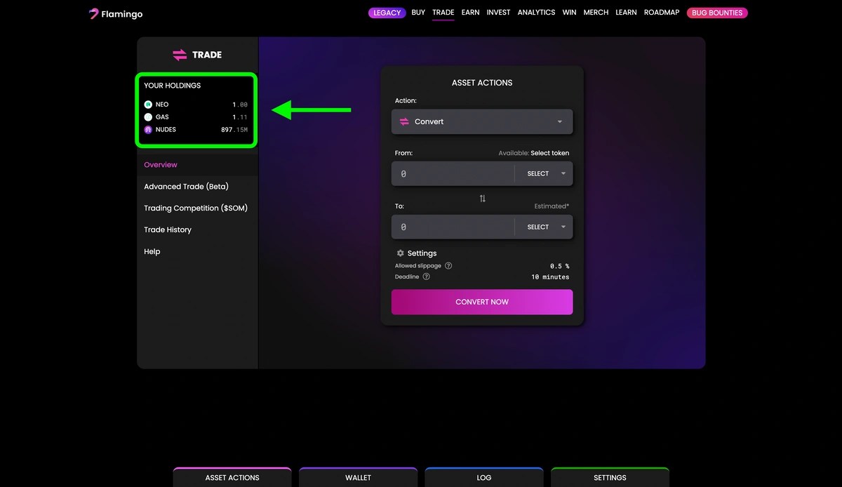 Blog How to Exchange Tokens via Neobased Flamingo Finance