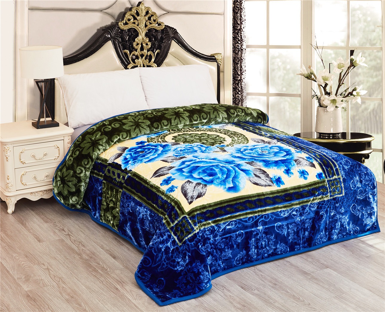 STARGOLD Blanket Queen Size Single Ply Premium Super Soft Blanket, SGBLC807 Sky Blue