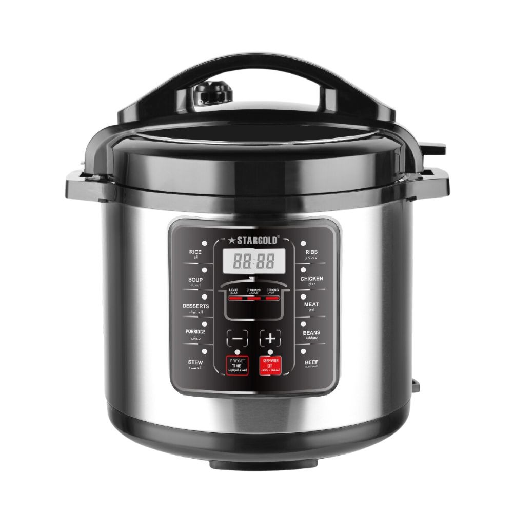 STARGOLD 10 In 1 Electric Pressure Cooker Stainless Steel Body, Touch