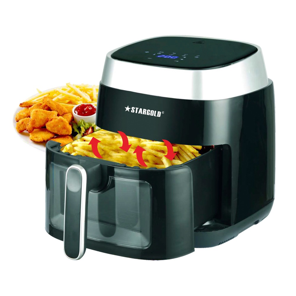 STARGOLD Air Fryer 7 Liter 1800W Temperature Control Pan With Timer