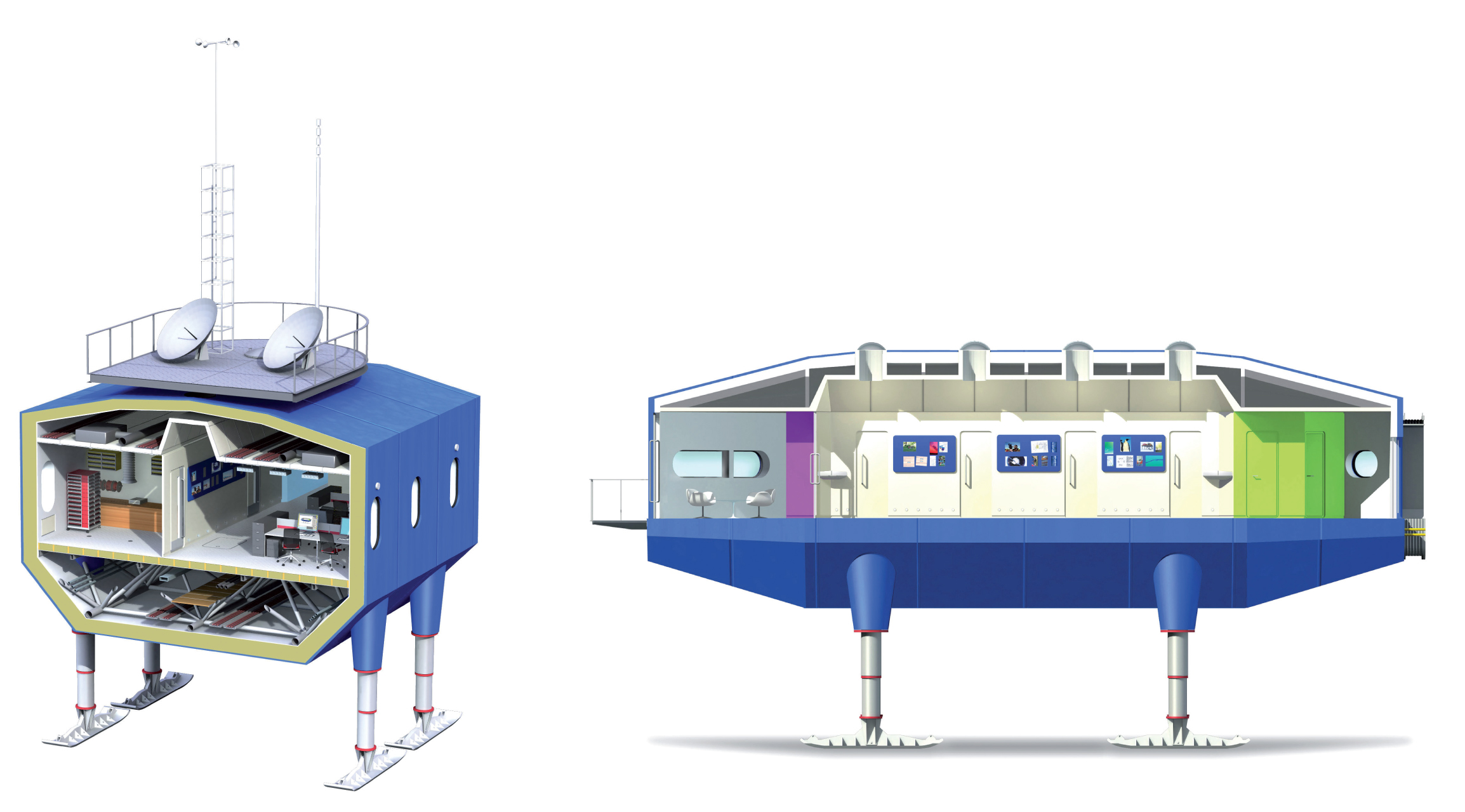 Halley VI Antarctic Research Station by Hugh Broughton Architects