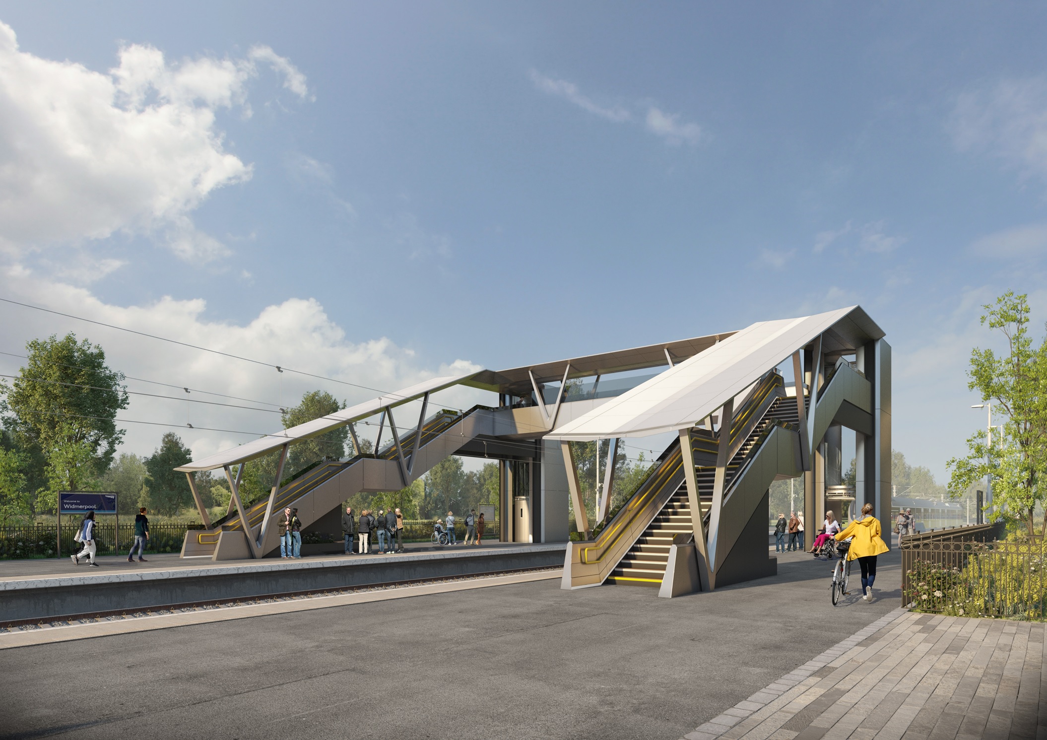 Modular footbridge set to revolutionise railway crossing design New