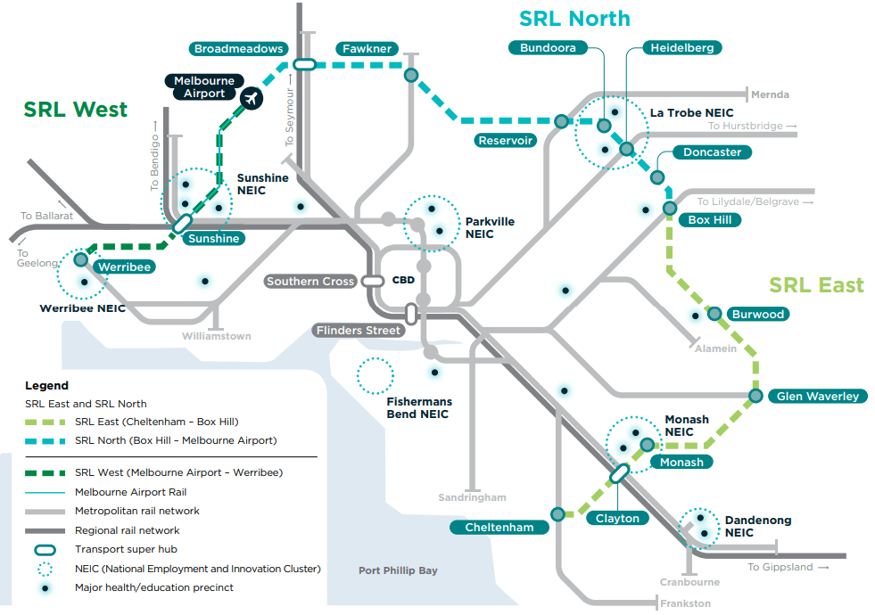 Cost of Melbourne’s Suburban Rail Loop project predicted to double to £