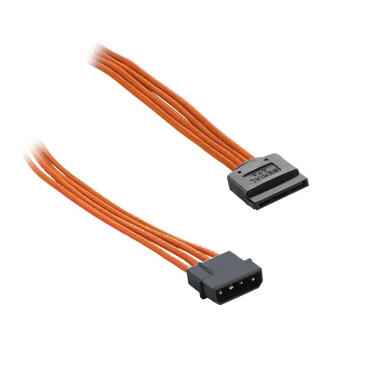 CableMod ModFlex™ Molex to SATA Power 30cm ORANGE CableMod