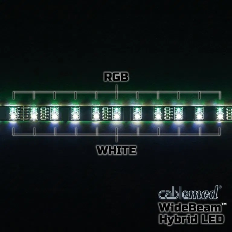 CableMod WideBeam Hybrid LED Kit 60cm RGB/W CableMod