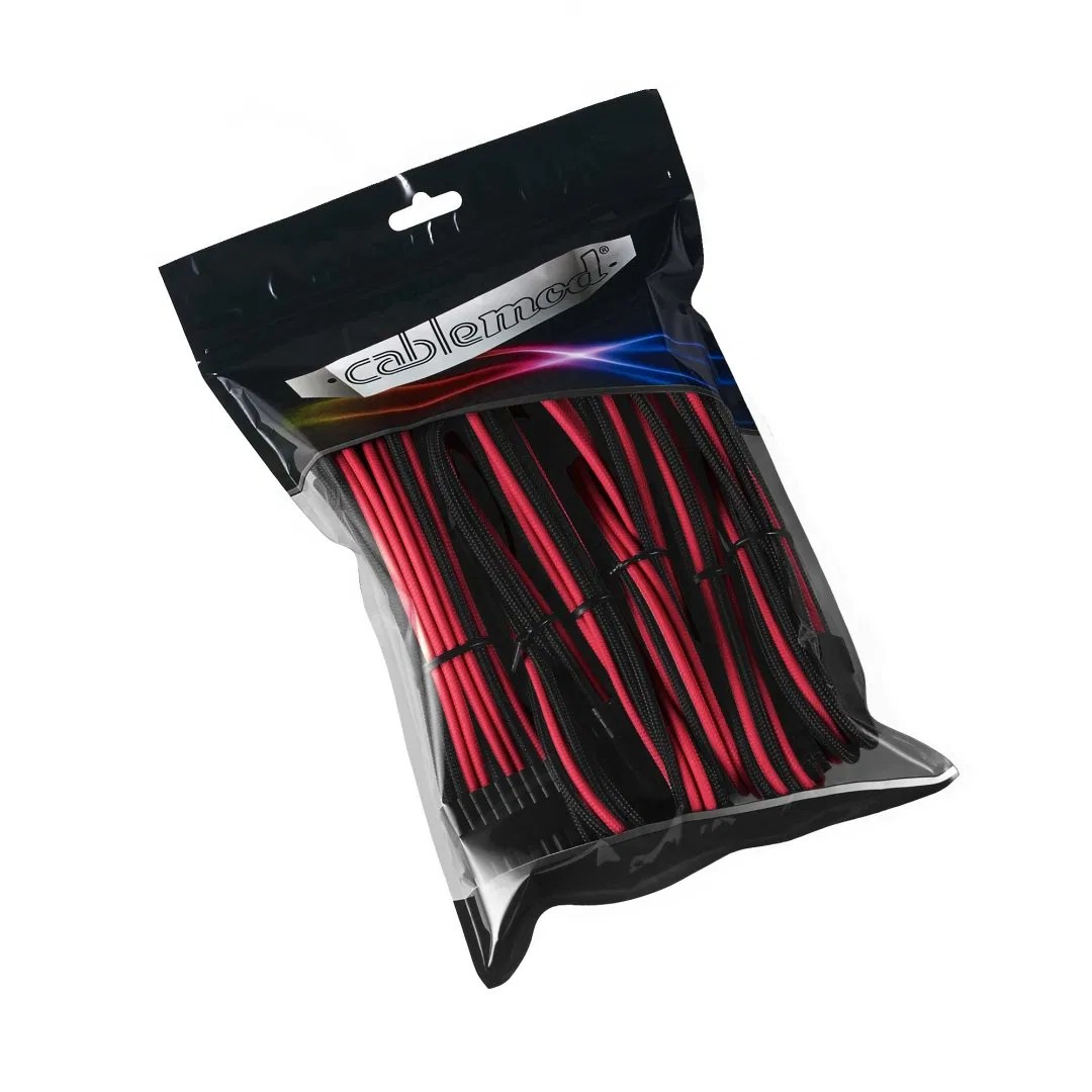 CableMod PRO ModMesh Cable Extension Kit BLACK / RED CableMod