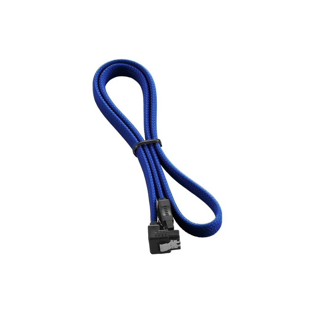CableMod ModMesh Right Angle SATA 3 Cable 60cm Blue CableMod